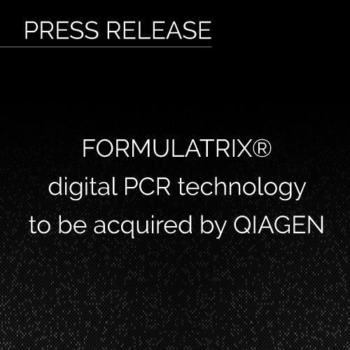 FORMULATRIX® digital PCR technology to be acquired by QIAGEN