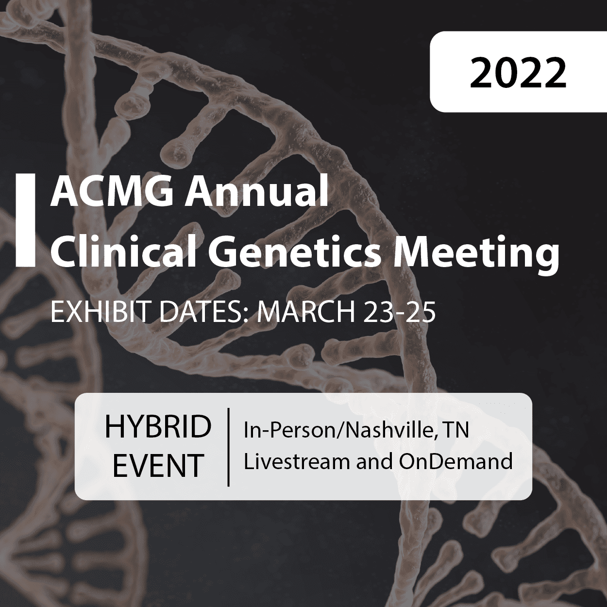 ACMG Annual Clinical Meeting 2022 FORMULATRIX®