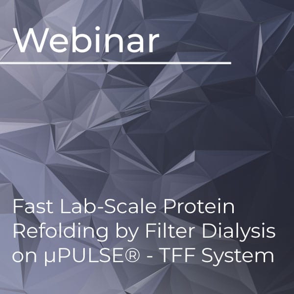 Fast Lab-Scale Protein Refolding by Filter Dialysis on the µPULSE TFF